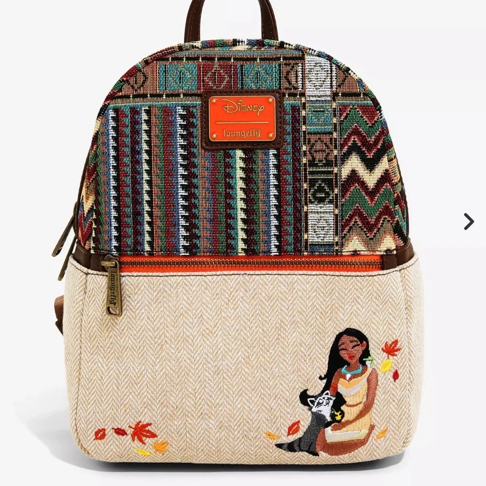 Loungefly Disney Pocahontas Woven Mini Backpack -BoxLunch Exclusive